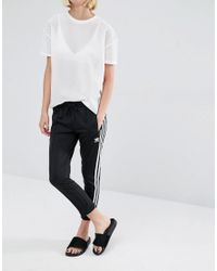 adidas 3 stripe cigarette pants