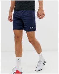 Pantalones cortos azul marino academy Nike Football de Tejido sintético de  color Azul para hombre - Lyst