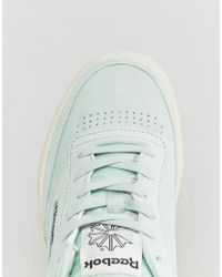 mint green reebok classics