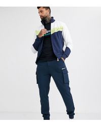 ellesse cargo pants black