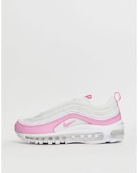 Air Max 97 - Sneakers bianche e rosa di Nike in Bianco - Lyst