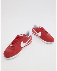nike cortez suede red