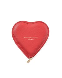 Aspinal Red Heart Coin Purse