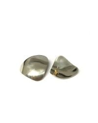 Young Frankk - Multicolor Silver Trine Earrings - Lyst