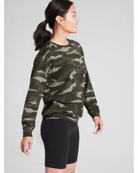 athleta camo sweater