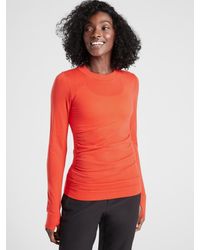 NWOT ATHLETA FORESTHILL MERINO ASCENT TOP LONG SLEEVE SMALL $74 TOP 