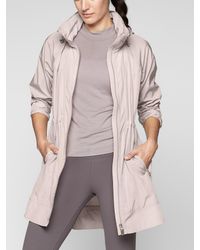 athleta rain drop jacket