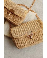vanessa bruno moon bag raffia