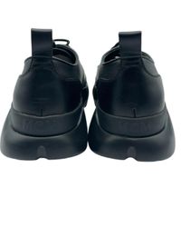 41 EU / 8 US Atterley Men Shoes Sneakers Platform Sneakers Mens Black Leather Platform Lace Up Sneaker MEX9AMM69BK 