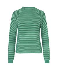 Samsøe & Samsøe Green Zande Stripe Top