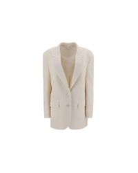 驚きの値段】 MAGDA BUTRYM white jacket 定価¥14万円 テーラード 