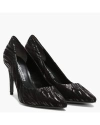 Kennel & Schmenger Miley Suede And Leather Court Shoes in Black - Lyst
