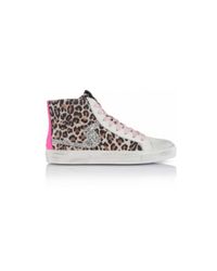 Shoe Biz Copenhagen Shoe Biz Jada Zip Trainer - Leopard - Lyst