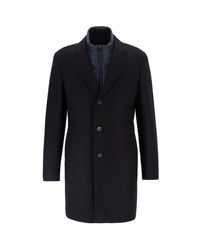 BOSS by HUGO BOSS Wool Nadim4 Coat in 