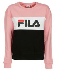 white fila sweater