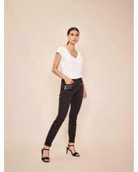 Mos Mosh Berlin Silk Push Up Jeans in Black - Lyst