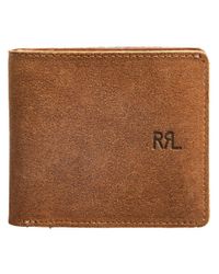 brown suede wallet