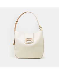 Hogan Borsa H Bag A Sacca In Pelle Beige Con Profili Caramello in Natural |  Lyst