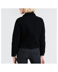Levi's Levi's Sherpa Jacket Black 36136-0012 | Lyst