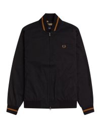 fred perry panelled jacket