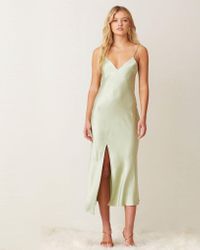 mint slip dress