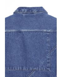 Homecore Stackov Algo Jacket Washed Denim In Blue For Men Lyst