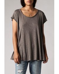 Azalea | Green Front Seam Swing Tee | Lyst