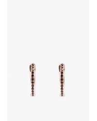 Ariel Gordon | Pink 14k Pave Huggie Earrings | Lyst