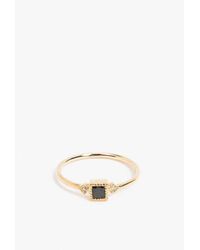 Jennie Kwon | Metallic Square Sotto Voce Ring | Lyst