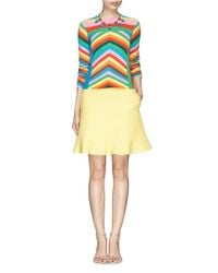 Valentino 1973 chevron stripe cashmere sweater 2025