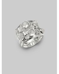 Ippolita | Metallic Clear Quartz & Sterling Silver Ring | Lyst