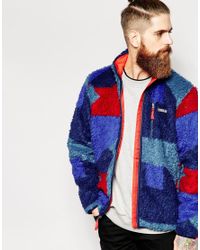 patagonia mens patterned fleece