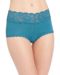 Cosabella | Blue Never Say Never Ultra-stretch Boyshorts | Lyst