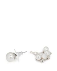 Joomi Lim | Metallic 'modern Deco' Swarovski Pearl Crystal Earrings | Lyst
