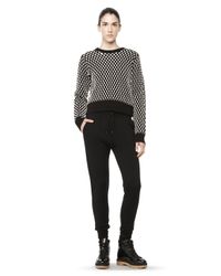 Alexander Wang Black French Terry Sweatpant
