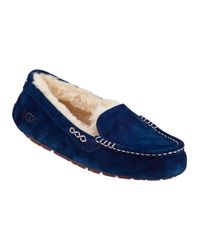 UGG - Blue Ansley Slipper Midnight Suede - Lyst