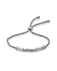 Monica Vinader | Metallic Esencia Scatter Friendship Bracelet | Lyst