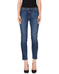 Current/Elliott Blue Denim Trousers