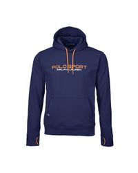Ralph Lauren | Blue Tech Fleece Hoodie for Men | Lyst