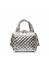 MZ Wallace | Metallic Chrome Oxford Small Sutton | Lyst