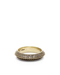 Lizzie Mandler | Metallic Pave Othello Knife Edge Ring | Lyst
