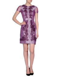 Blugirl Blumarine Purple Short Dress