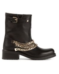 chain biker boots