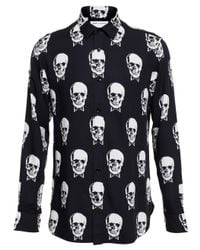 saint laurent skull shirt