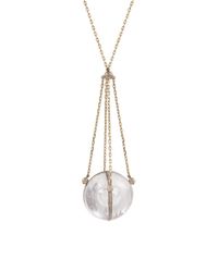 Noor Fares | White Quadriluna Pendant | Lyst