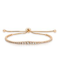 Anne Sisteron - Metallic 14kt Yellow Gold Diamond Tie Back Bracelet - Lyst