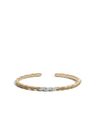 John Hardy | Metallic Classic Chain Slim Flex Cuff | Lyst