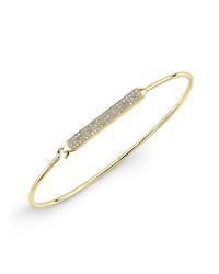 Anne Sisteron - Metallic 14kt Yellow Gold Diamond Crochet Bracelet - Lyst