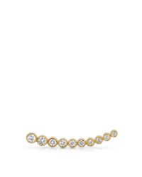 EF Collection | Metallic Floating Mini Multi Diamond Ear Pin | Lyst