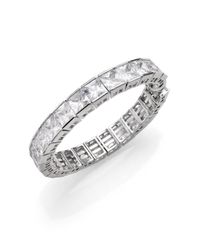 ABS By Allen Schwartz | Metallic Smoke And Mirrors Tennis Bracelet | Lyst
